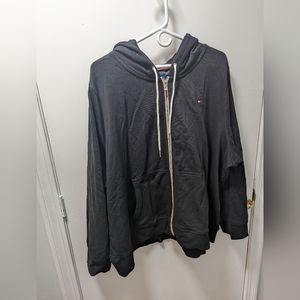 Tommy Hilfiger Plus Size Zip-Front Hoodie, Black